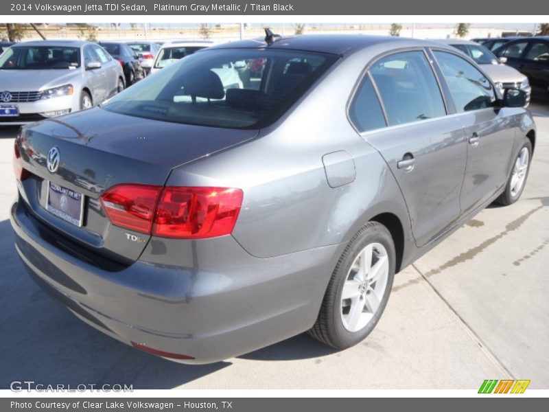 Platinum Gray Metallic / Titan Black 2014 Volkswagen Jetta TDI Sedan