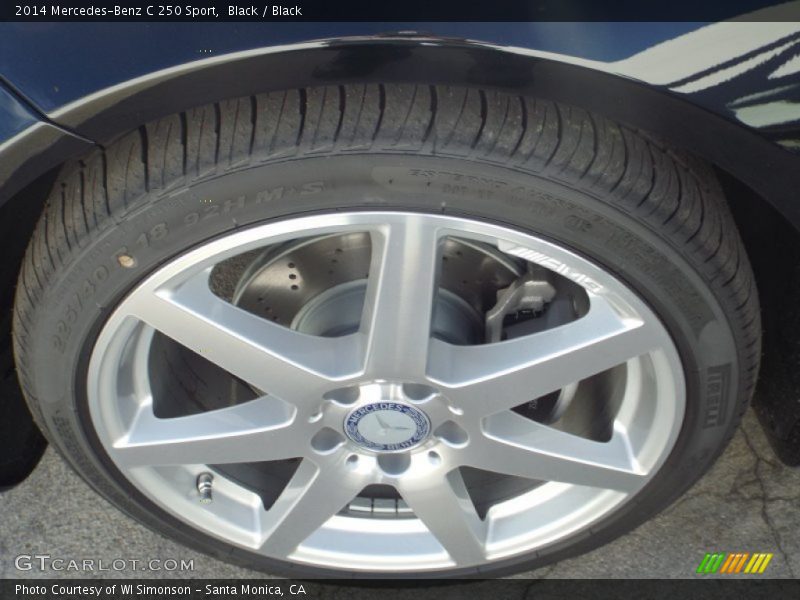 Black / Black 2014 Mercedes-Benz C 250 Sport