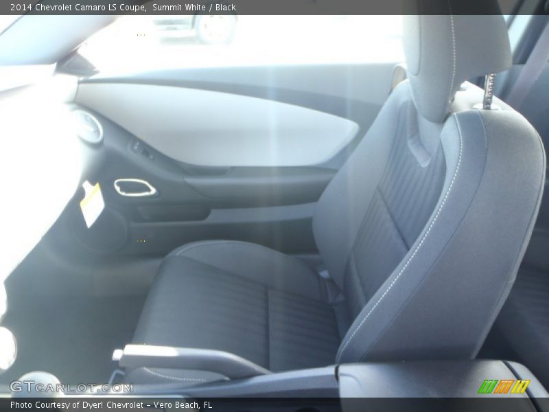 Summit White / Black 2014 Chevrolet Camaro LS Coupe