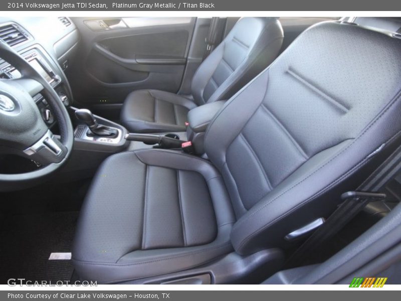 Platinum Gray Metallic / Titan Black 2014 Volkswagen Jetta TDI Sedan