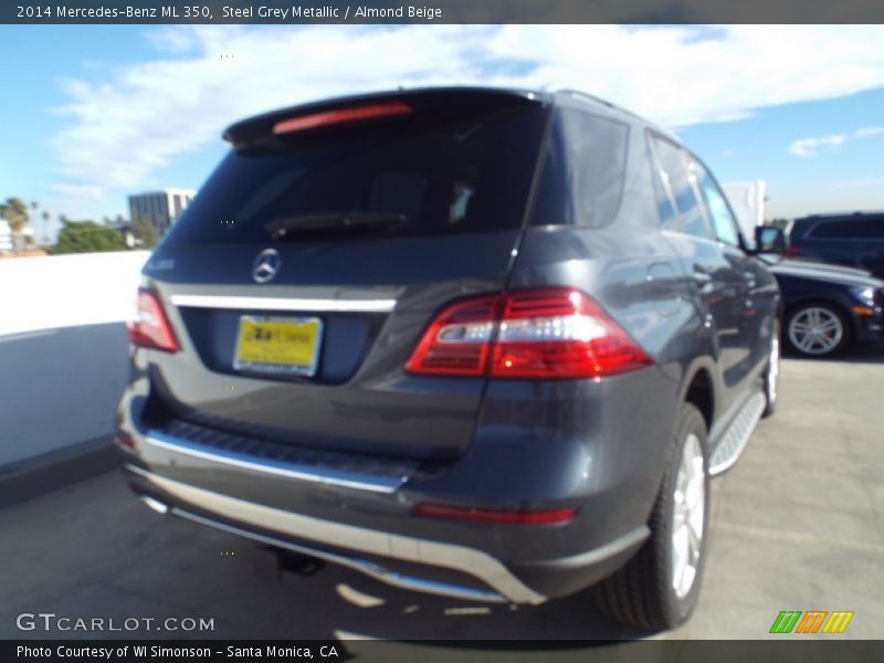 Steel Grey Metallic / Almond Beige 2014 Mercedes-Benz ML 350