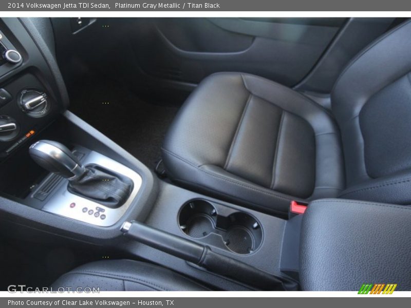 Platinum Gray Metallic / Titan Black 2014 Volkswagen Jetta TDI Sedan
