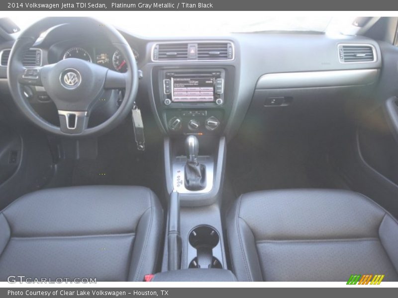 Platinum Gray Metallic / Titan Black 2014 Volkswagen Jetta TDI Sedan