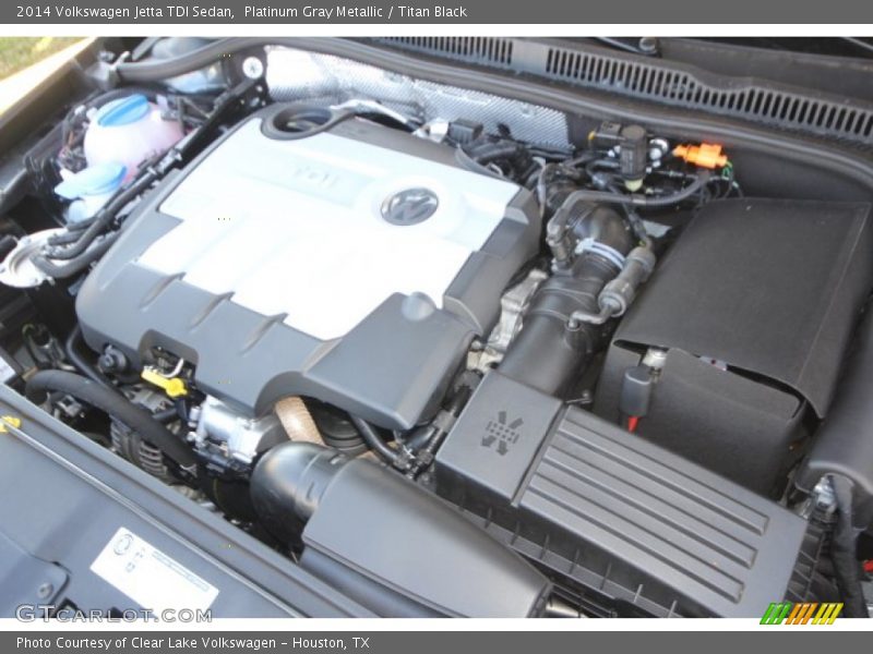 Platinum Gray Metallic / Titan Black 2014 Volkswagen Jetta TDI Sedan