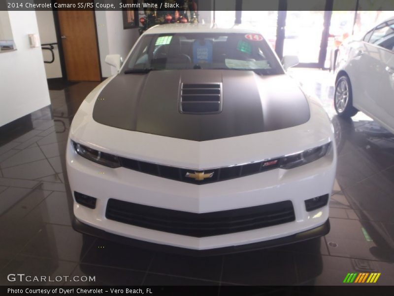 Summit White / Black 2014 Chevrolet Camaro SS/RS Coupe