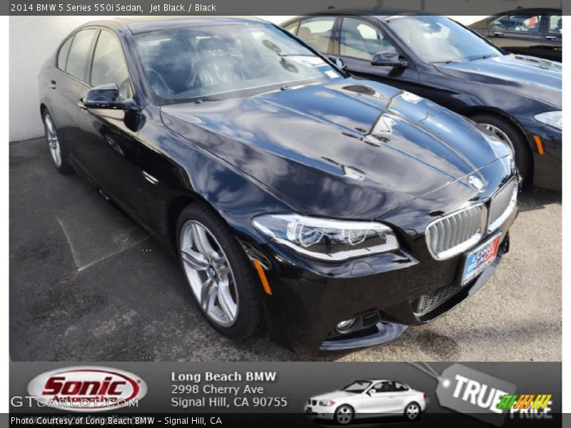 Jet Black / Black 2014 BMW 5 Series 550i Sedan