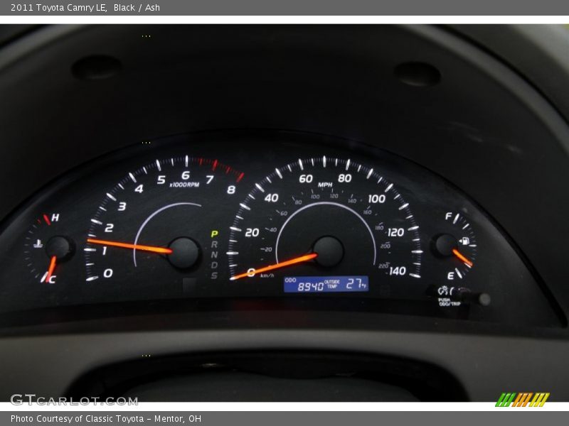 Black / Ash 2011 Toyota Camry LE