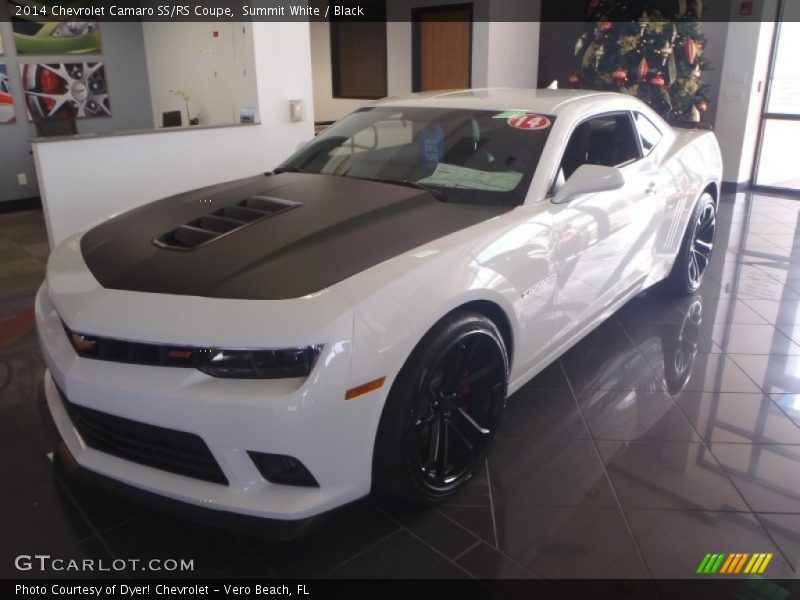 Summit White / Black 2014 Chevrolet Camaro SS/RS Coupe