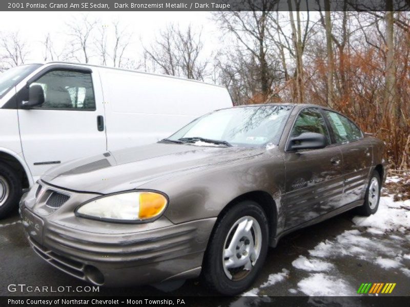 Dark Bronzemist Metallic / Dark Taupe 2001 Pontiac Grand Am SE Sedan