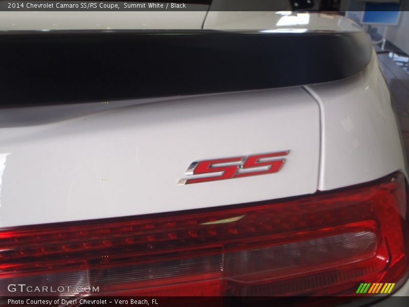 Summit White / Black 2014 Chevrolet Camaro SS/RS Coupe