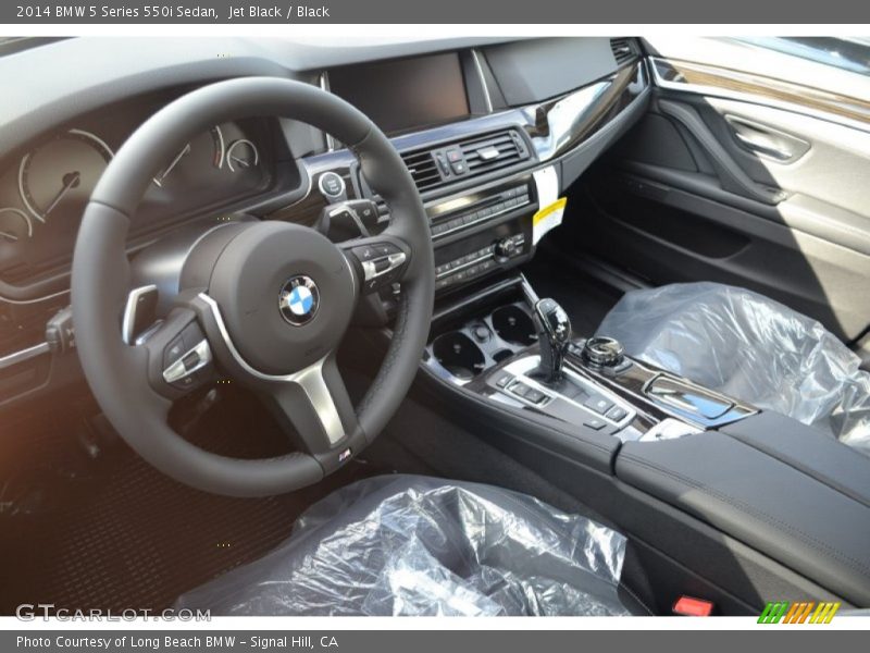 Jet Black / Black 2014 BMW 5 Series 550i Sedan
