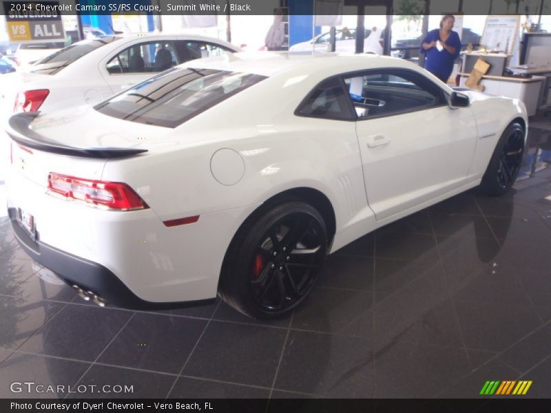Summit White / Black 2014 Chevrolet Camaro SS/RS Coupe