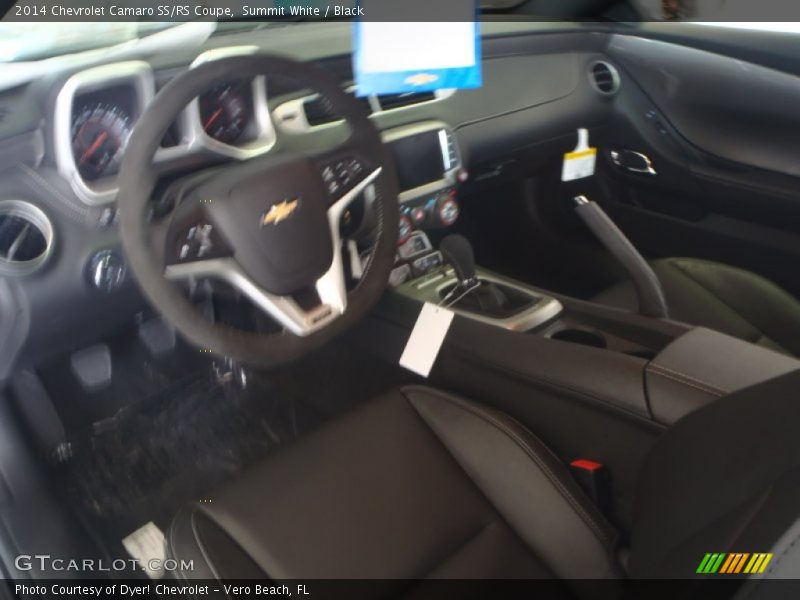 Summit White / Black 2014 Chevrolet Camaro SS/RS Coupe