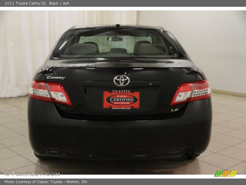 Black / Ash 2011 Toyota Camry LE