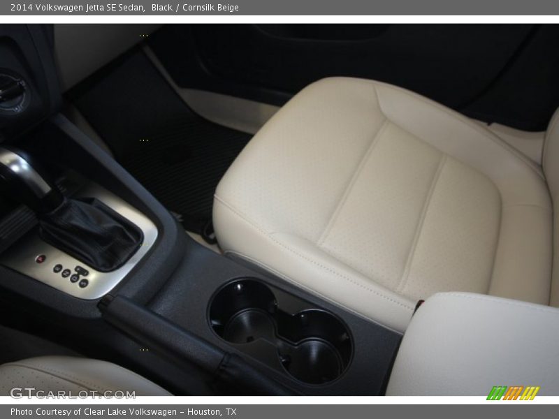 Black / Cornsilk Beige 2014 Volkswagen Jetta SE Sedan
