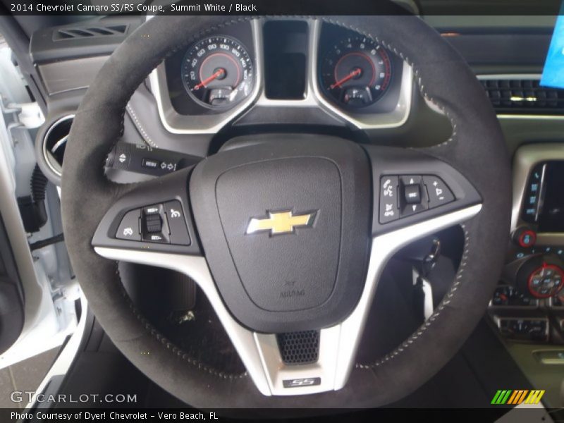 Summit White / Black 2014 Chevrolet Camaro SS/RS Coupe
