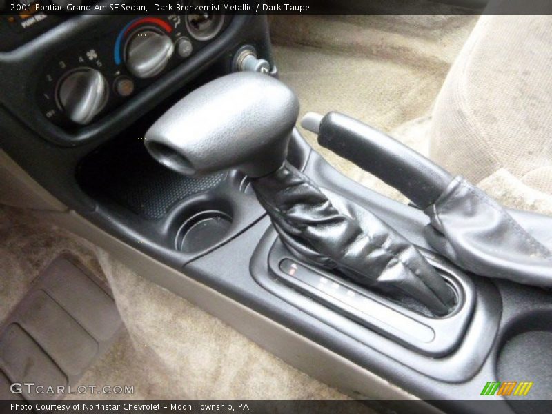 Dark Bronzemist Metallic / Dark Taupe 2001 Pontiac Grand Am SE Sedan