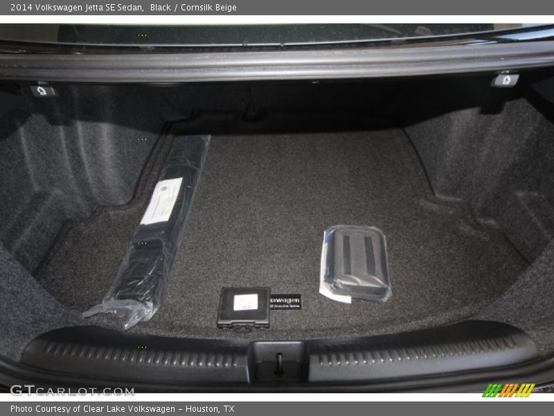 Black / Cornsilk Beige 2014 Volkswagen Jetta SE Sedan