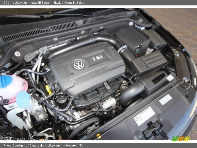 Black / Cornsilk Beige 2014 Volkswagen Jetta SE Sedan
