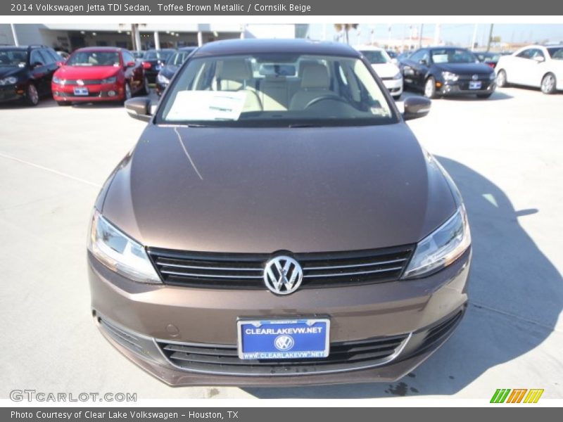 Toffee Brown Metallic / Cornsilk Beige 2014 Volkswagen Jetta TDI Sedan