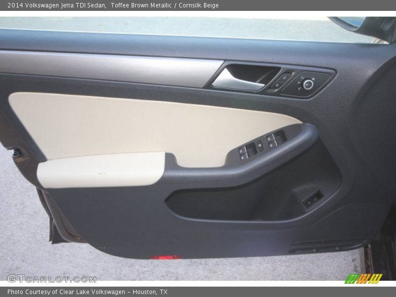 Toffee Brown Metallic / Cornsilk Beige 2014 Volkswagen Jetta TDI Sedan