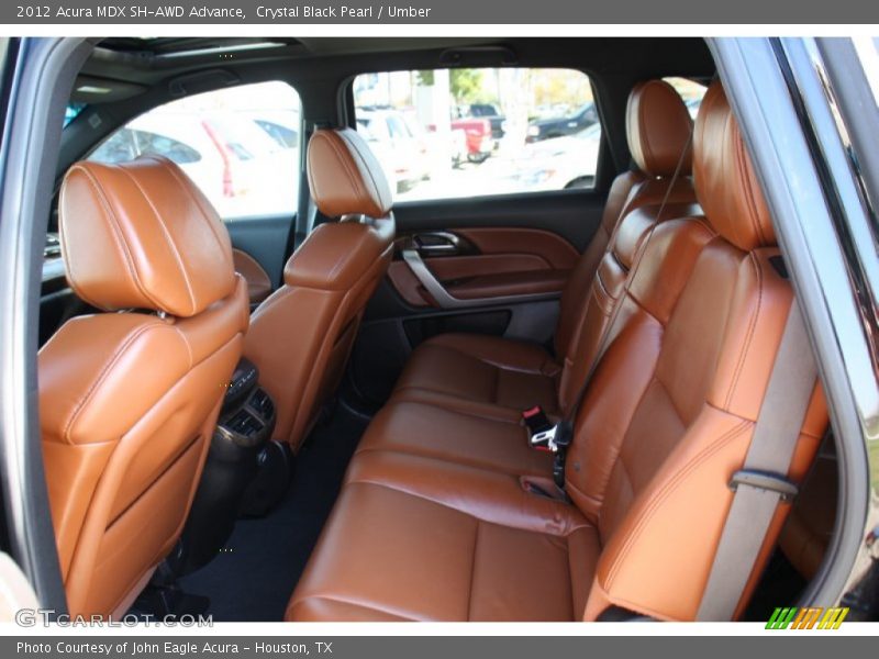 Crystal Black Pearl / Umber 2012 Acura MDX SH-AWD Advance