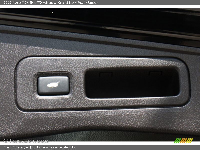 Crystal Black Pearl / Umber 2012 Acura MDX SH-AWD Advance