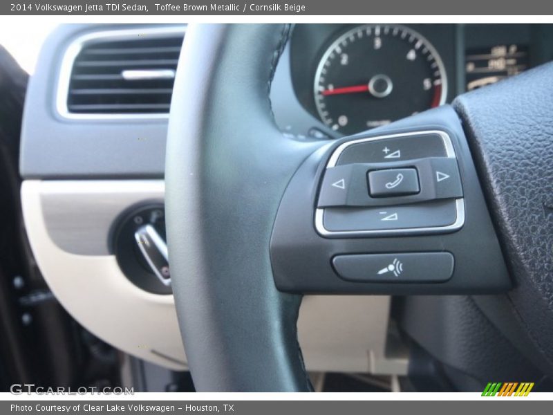 Toffee Brown Metallic / Cornsilk Beige 2014 Volkswagen Jetta TDI Sedan