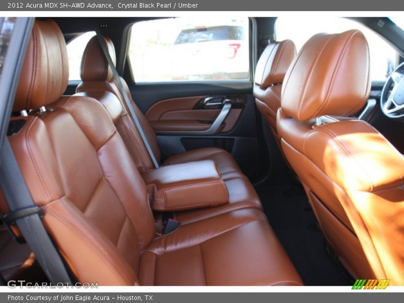Crystal Black Pearl / Umber 2012 Acura MDX SH-AWD Advance