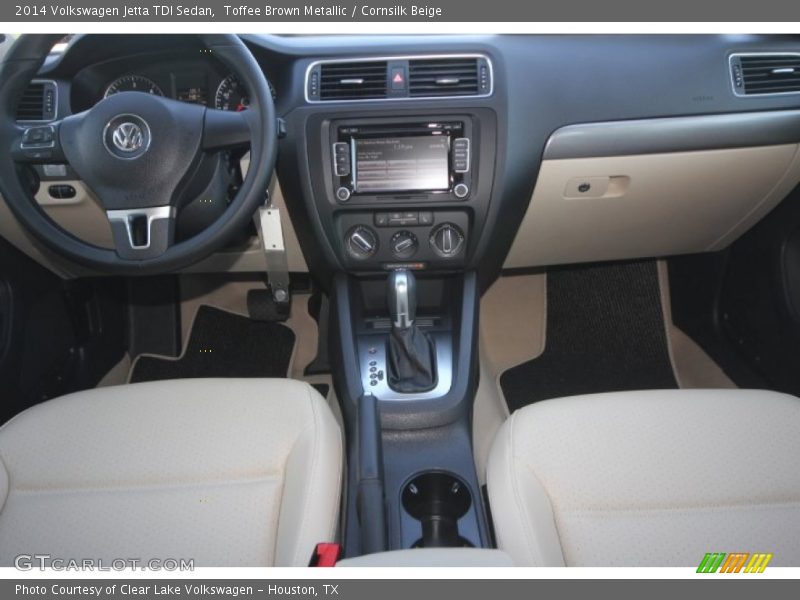 Toffee Brown Metallic / Cornsilk Beige 2014 Volkswagen Jetta TDI Sedan