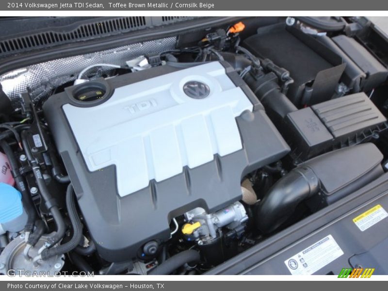 Toffee Brown Metallic / Cornsilk Beige 2014 Volkswagen Jetta TDI Sedan