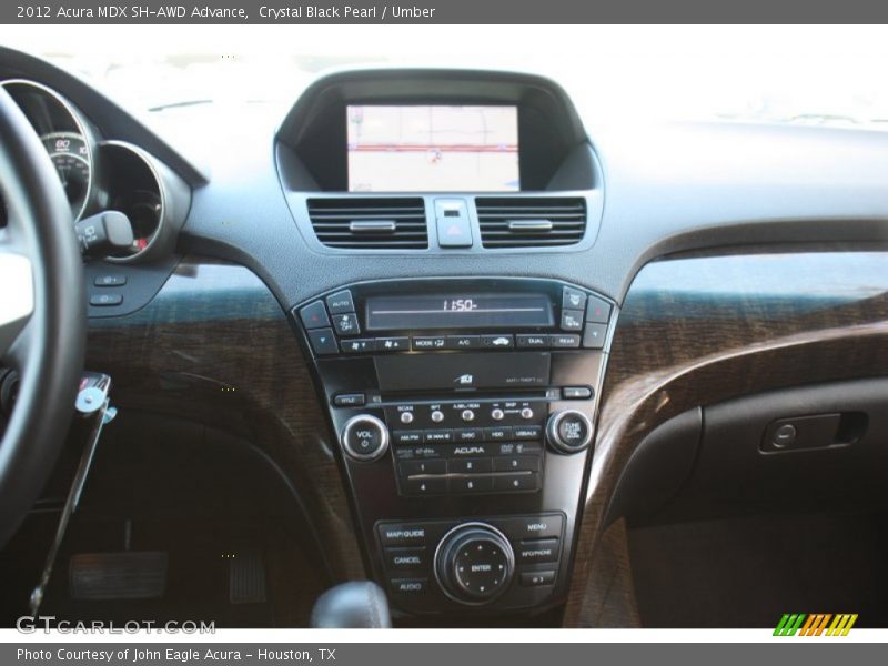Crystal Black Pearl / Umber 2012 Acura MDX SH-AWD Advance