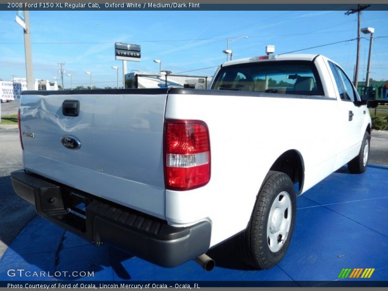 Oxford White / Medium/Dark Flint 2008 Ford F150 XL Regular Cab