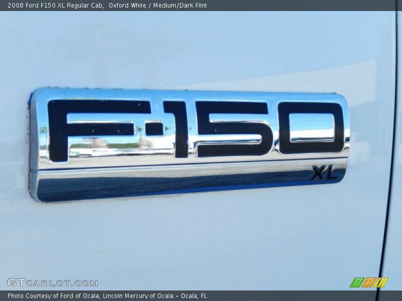 Oxford White / Medium/Dark Flint 2008 Ford F150 XL Regular Cab