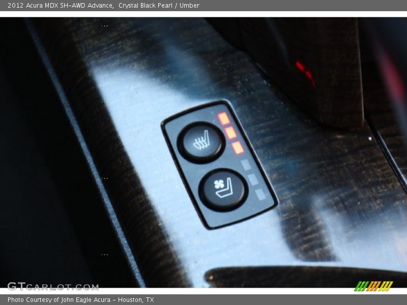 Crystal Black Pearl / Umber 2012 Acura MDX SH-AWD Advance
