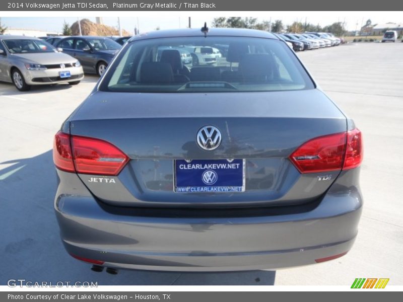 Platinum Gray Metallic / Titan Black 2014 Volkswagen Jetta TDI Sedan