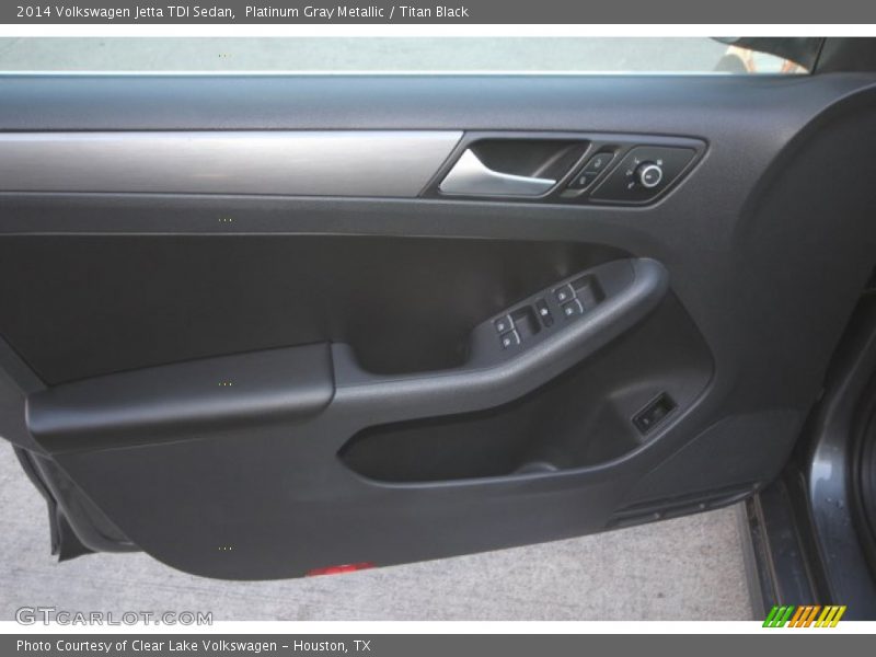 Platinum Gray Metallic / Titan Black 2014 Volkswagen Jetta TDI Sedan