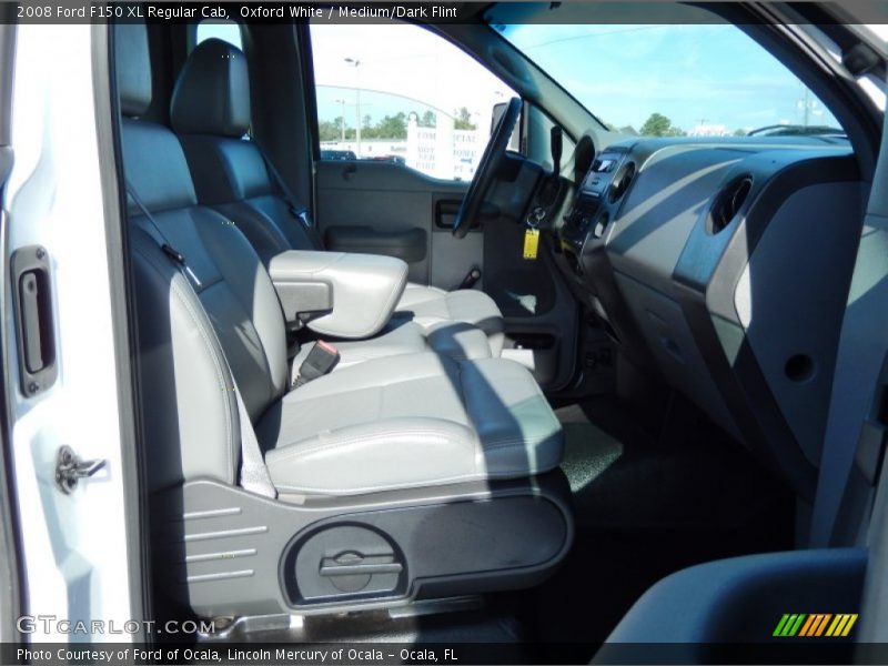 Oxford White / Medium/Dark Flint 2008 Ford F150 XL Regular Cab