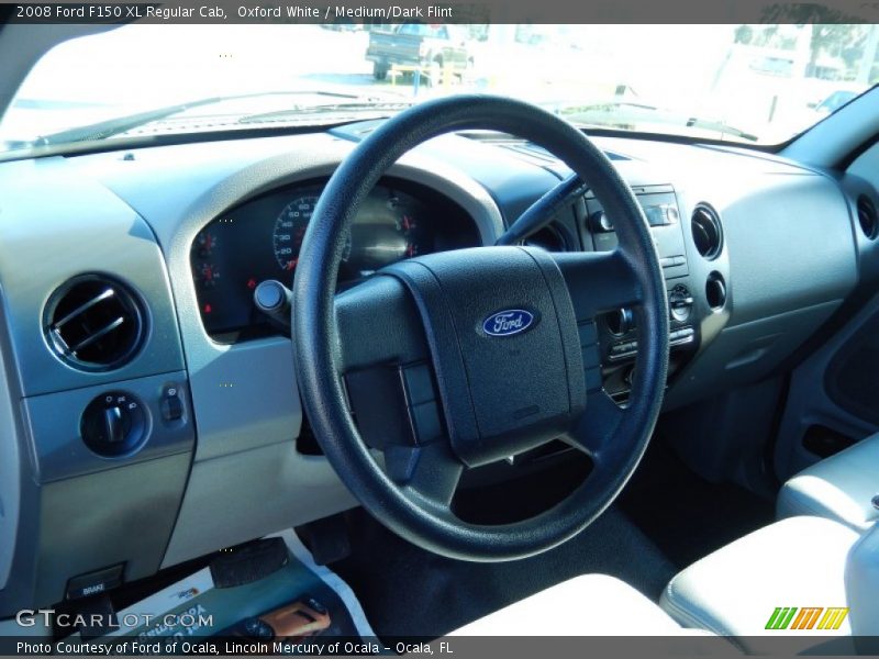 Oxford White / Medium/Dark Flint 2008 Ford F150 XL Regular Cab