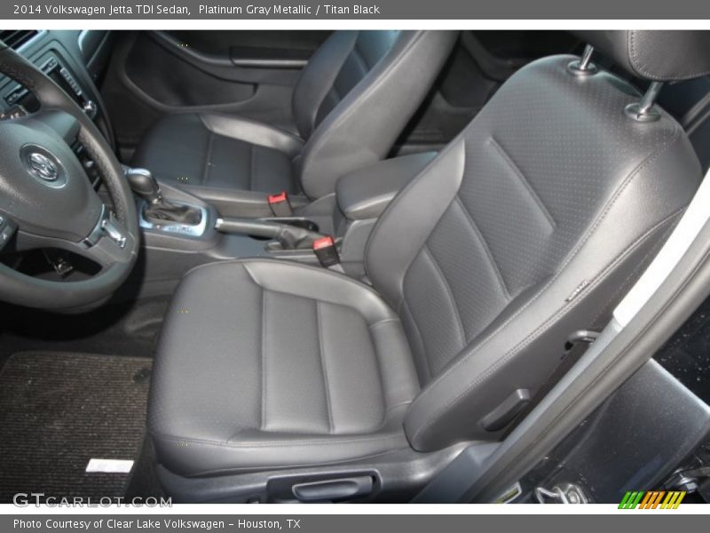 Platinum Gray Metallic / Titan Black 2014 Volkswagen Jetta TDI Sedan