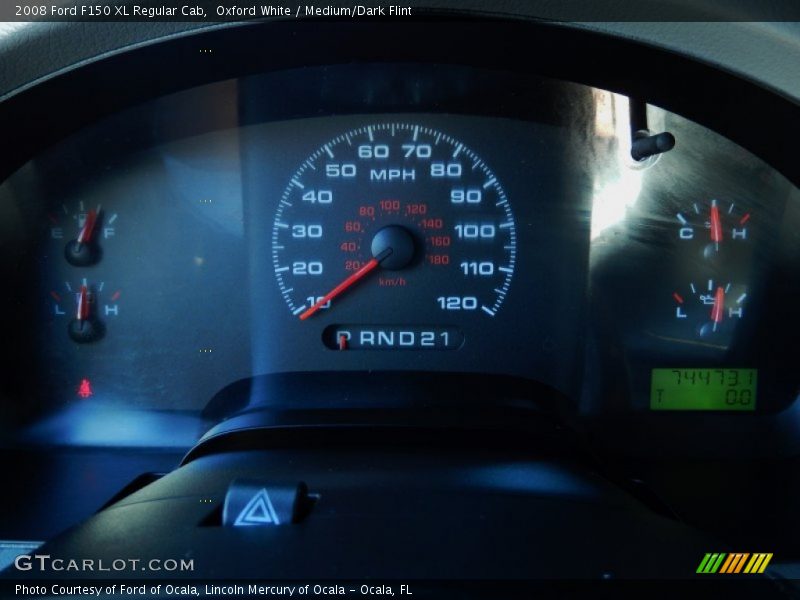 Oxford White / Medium/Dark Flint 2008 Ford F150 XL Regular Cab