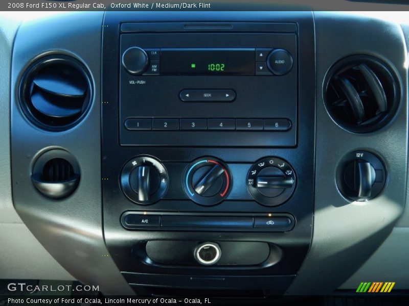 Oxford White / Medium/Dark Flint 2008 Ford F150 XL Regular Cab