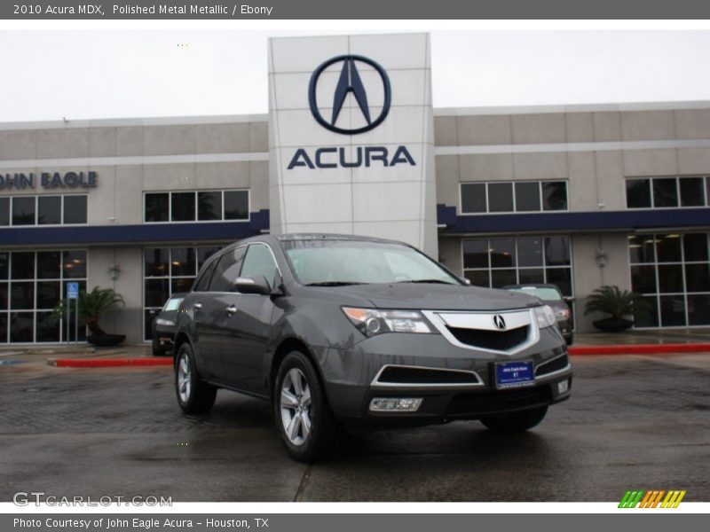Polished Metal Metallic / Ebony 2010 Acura MDX
