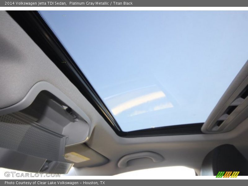 Platinum Gray Metallic / Titan Black 2014 Volkswagen Jetta TDI Sedan