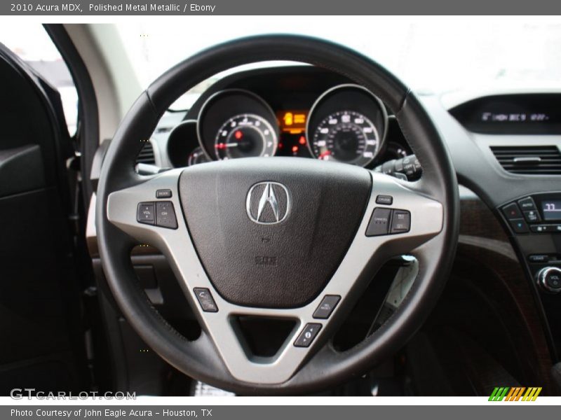 Polished Metal Metallic / Ebony 2010 Acura MDX