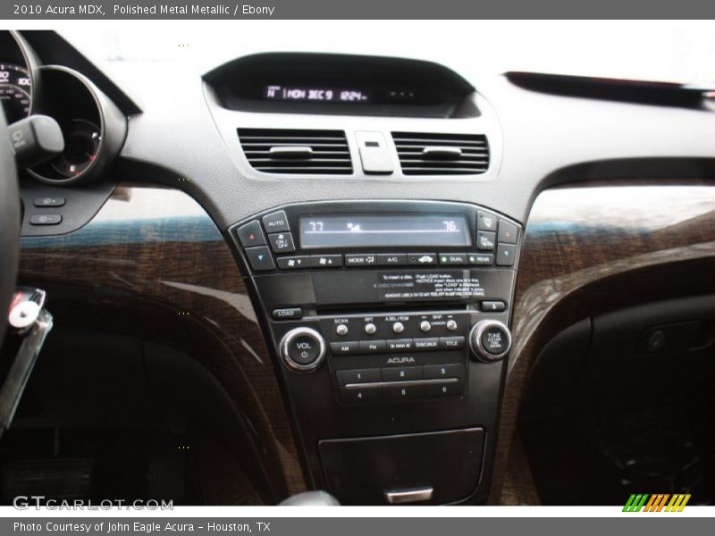 Polished Metal Metallic / Ebony 2010 Acura MDX
