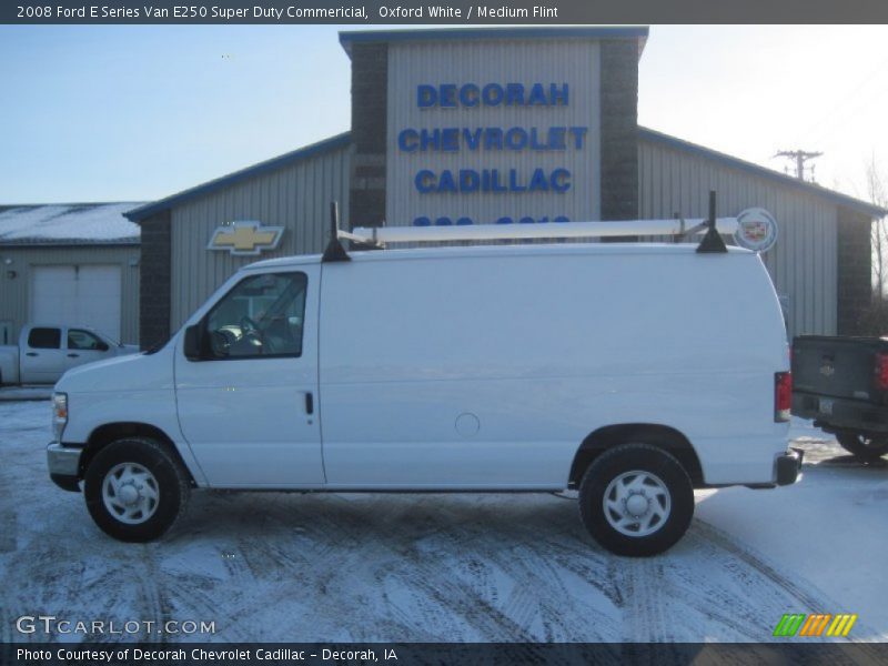 Oxford White / Medium Flint 2008 Ford E Series Van E250 Super Duty Commericial