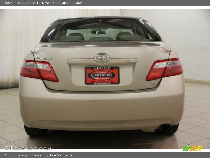 Desert Sand Mica / Bisque 2007 Toyota Camry LE