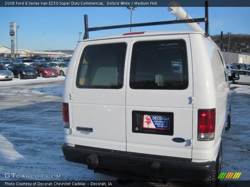 Oxford White / Medium Flint 2008 Ford E Series Van E250 Super Duty Commericial