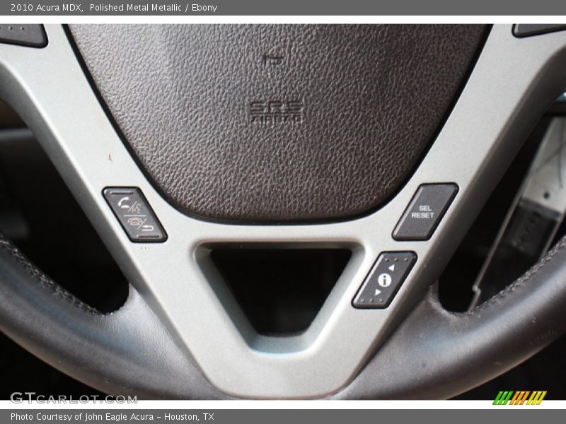 Polished Metal Metallic / Ebony 2010 Acura MDX